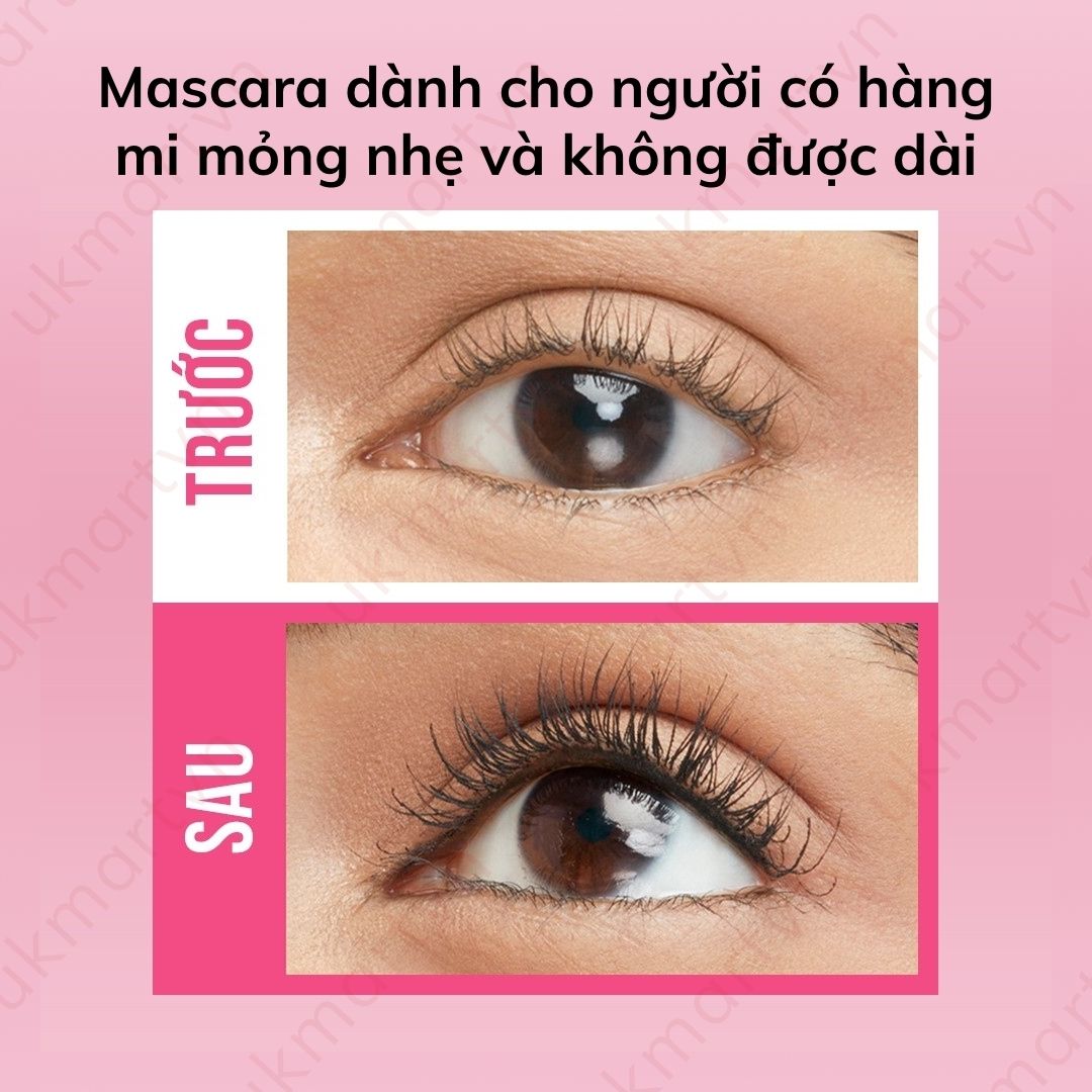 Mascara Dài và Cong Mi Maybelline New York Hyper Curl Waterproof Màu Đen