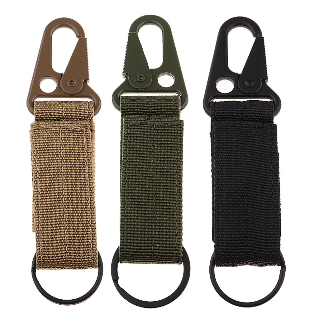 Key Hook Webbing Buckle Belt Carabiner Clip