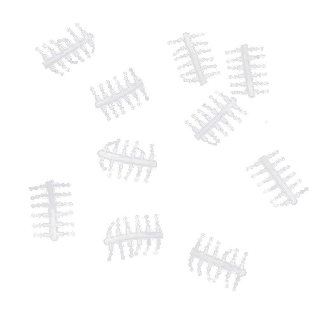 10pcs/lot Carp Fishing Boilie Inserts Hair Rig Fishing Bait Double Ring Clear Stoppers Carp Fishing Tackle Hair Stops