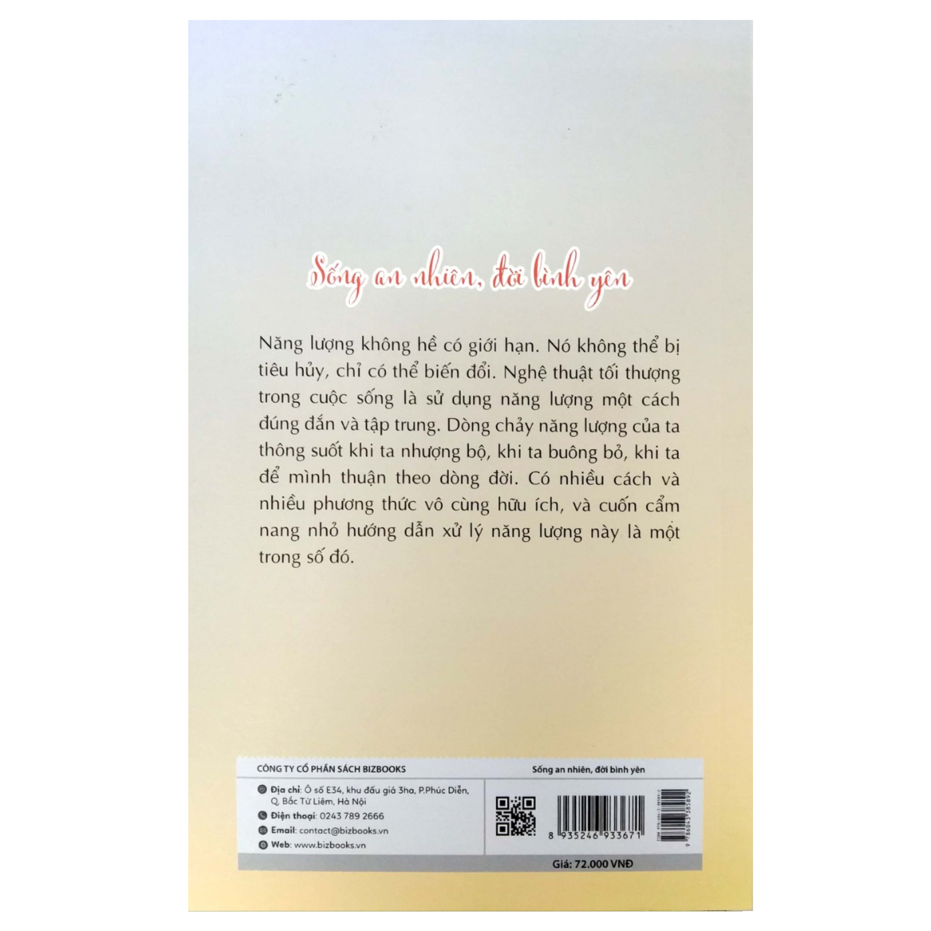  Sách-Sống An Nhiên Đời Bình Yên – 40 bài tập và công thức đơn giản thúc đẩy năng lượng tự nhiên trong cơ thể