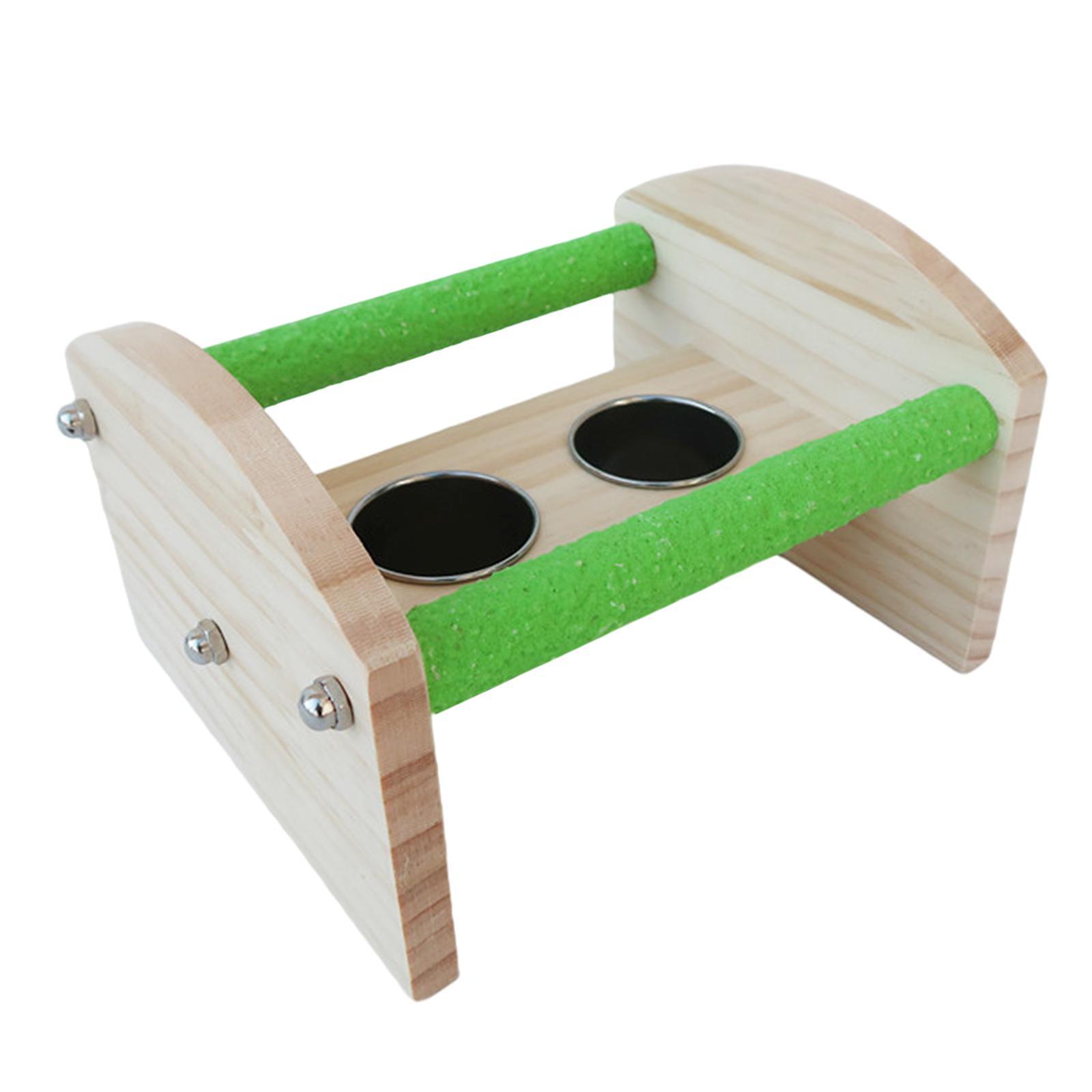 Bird Perch Stand Cage Supplies Training Standing Playground Playstand