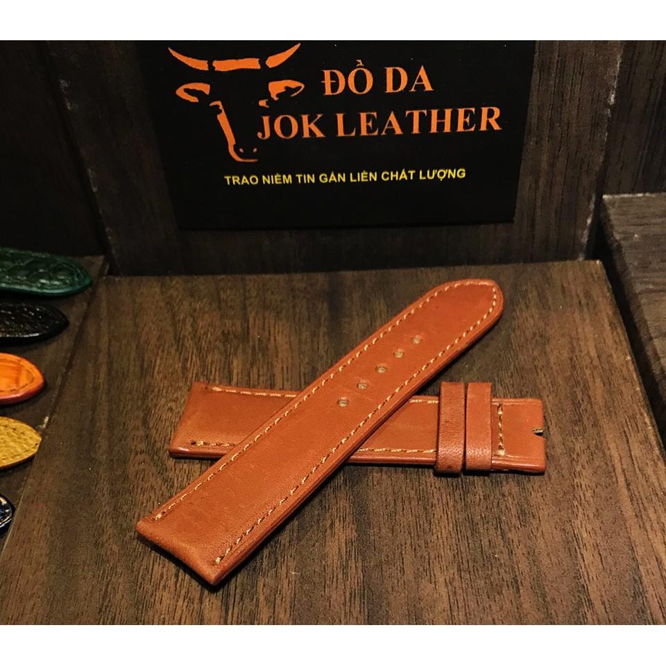 Dây DA Đồng Hồ Da Bò Jok Leather màu da bò