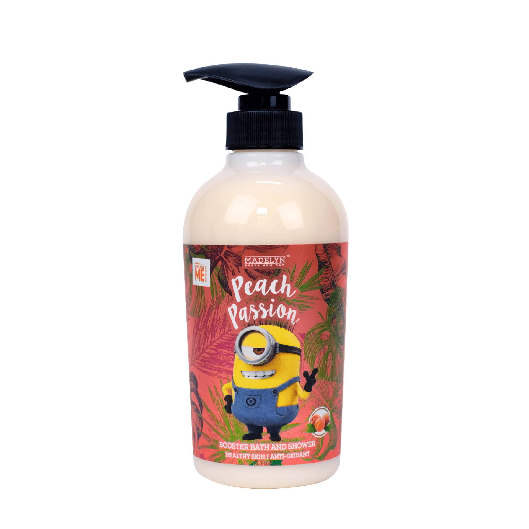 Sữa Tắm Dưỡng Da Hương Đào Tươi ( MADELYN MINIONS BOOSTER BATH AND SHOWER PEACH PASSION)  500ml