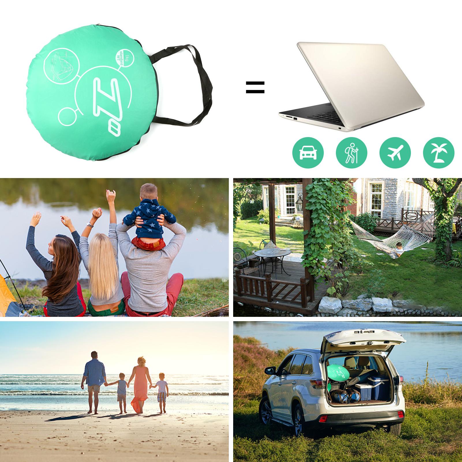 Pop up Beach Tent Portable Instant Anti UV Sun Shelter Tent Cabana Beach Shade