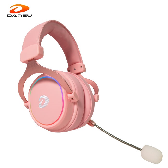 Tai Nghe Gaming EH925s Pink RGB - Hàng Chính Hãng