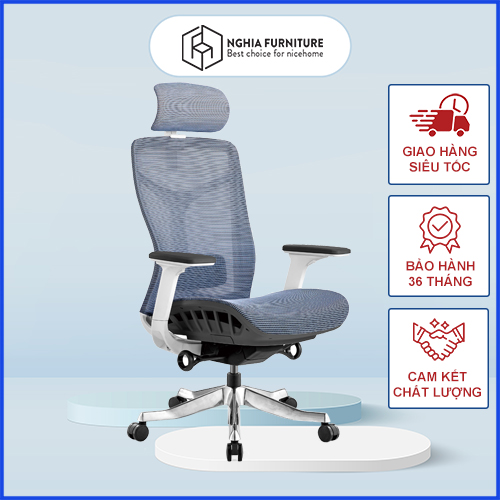 Ghế Văn Phòng Làm Việc, Ghế Công Thái Học SMA  Bảo Vệ Sức Khỏe