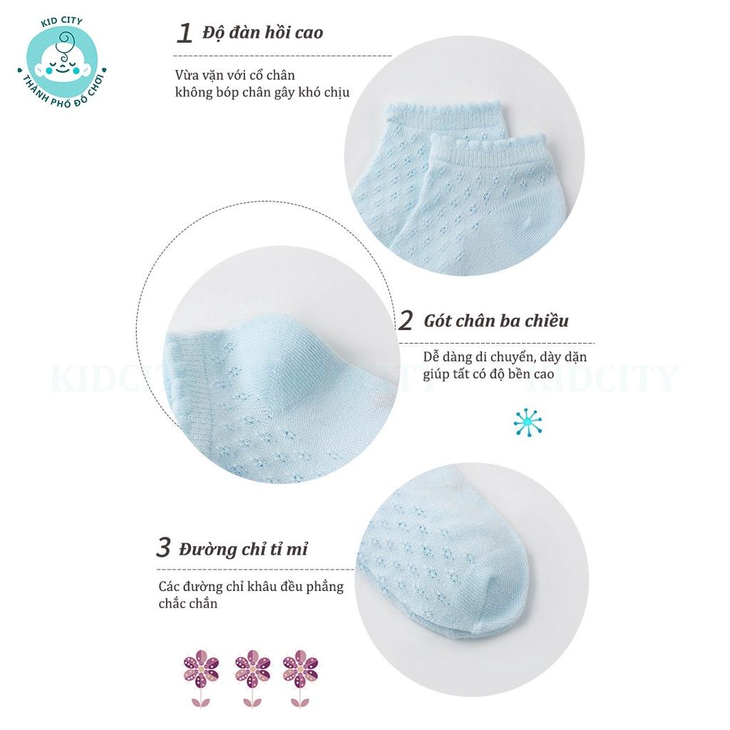 Set 5 Đôi Tất Cho Bé, Tất Trẻ Em Chất Cotton Hàng Chất Lượng Cao