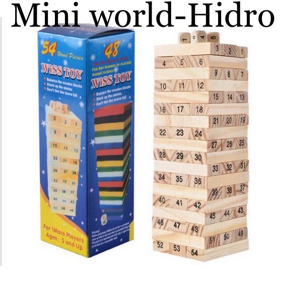 Đồ Chơi Rút Gỗ đẹp chắc chắn kèm xúc sắc