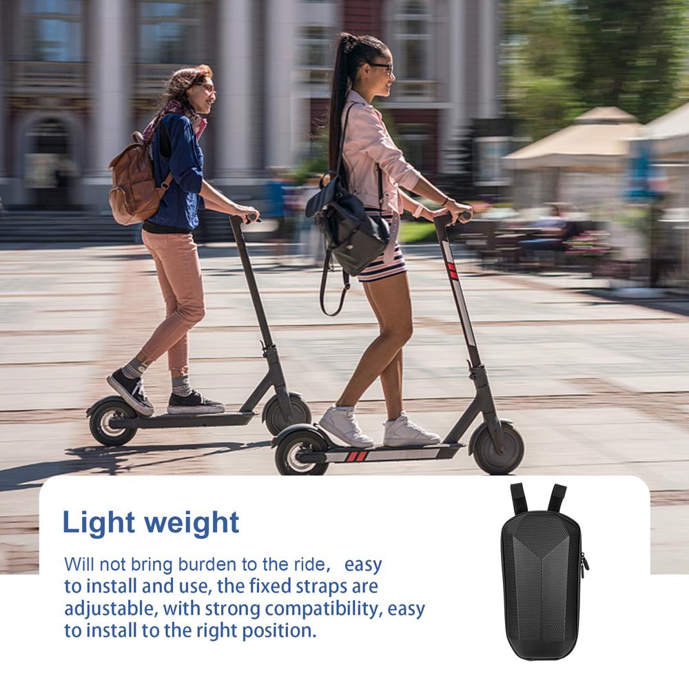 Scooter Storage Bag EVA Waterproof Handlebar Bag Bicycle Front Bag Organizer 4L for Electric Scooter Folding Bike