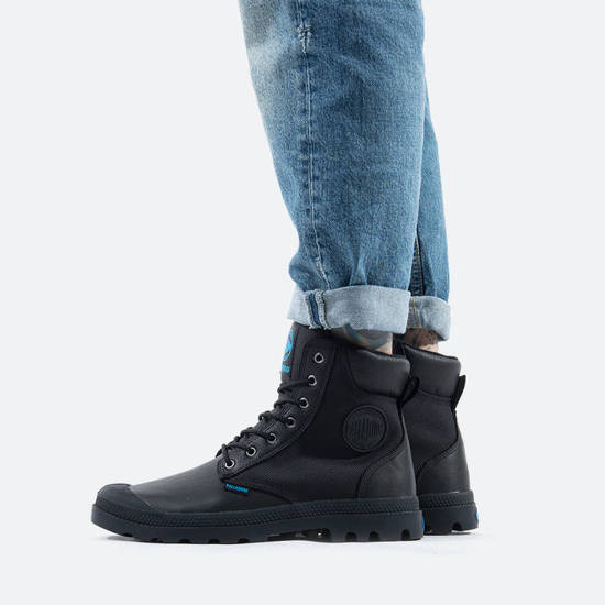 Giày Unisex Palladium Black Pampa Sport Cuff WPN Boots 73234-001-M