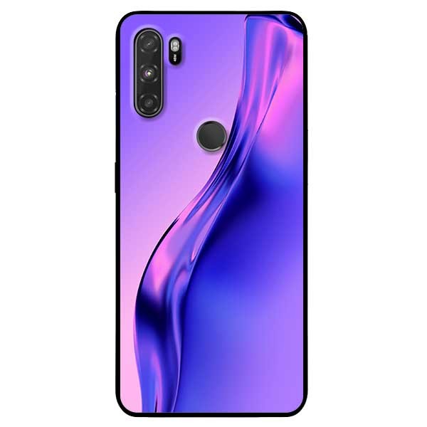 Ốp lưng dành cho Vsmart Active 3 mẫu Đường Cong Tím Xanh