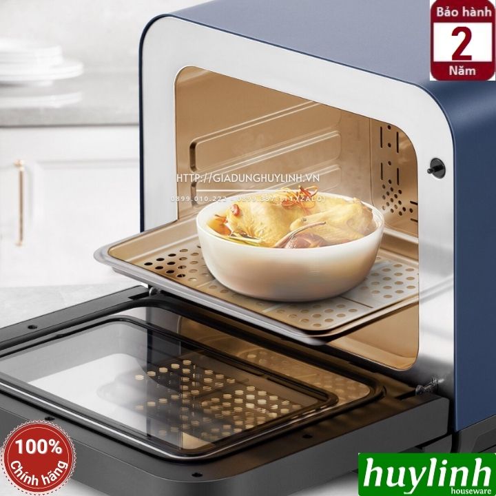 Nồi chiên không dầu - hấp hơi nước Olivo SF18 - 18 lít - 50 menu - Hàng chính hãng