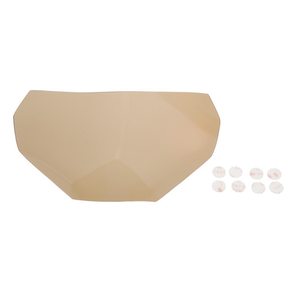 Motorcycle Headlight Protector Guard Coner For 2013-2016 Brown