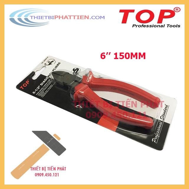 Kềm Cắt, Kìm Cắt 7'' , 6" Cán Đỏ Top Mã TP-4002-7 Với Chất Liệu Thép Tốt.