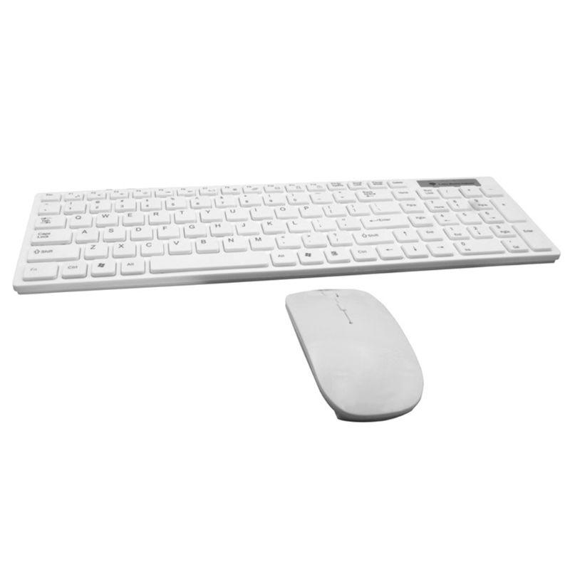 Đa Năng Silicon Siêu Mỏng 2.4G Không Dây Bàn Phím Và Chuột Cho Laptop Máy Tính