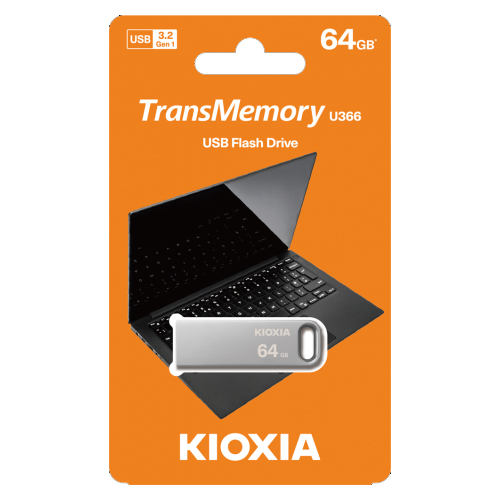 USB KIOXIA 64GB U366 USB 3.2 Gen 1 (LU366S064GG4) - Hàng chính hãng