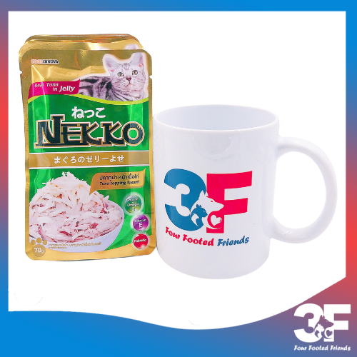 Pate Nekko Jelly Cho Mèo Trưởng Thành Từ 6 Tháng Tuổi Vị Cá Ngừ Và Gà Dạng Thạch Gói 70gr