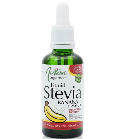 Đường cỏ ngọt stevia hương chuối Nirvana 50ml