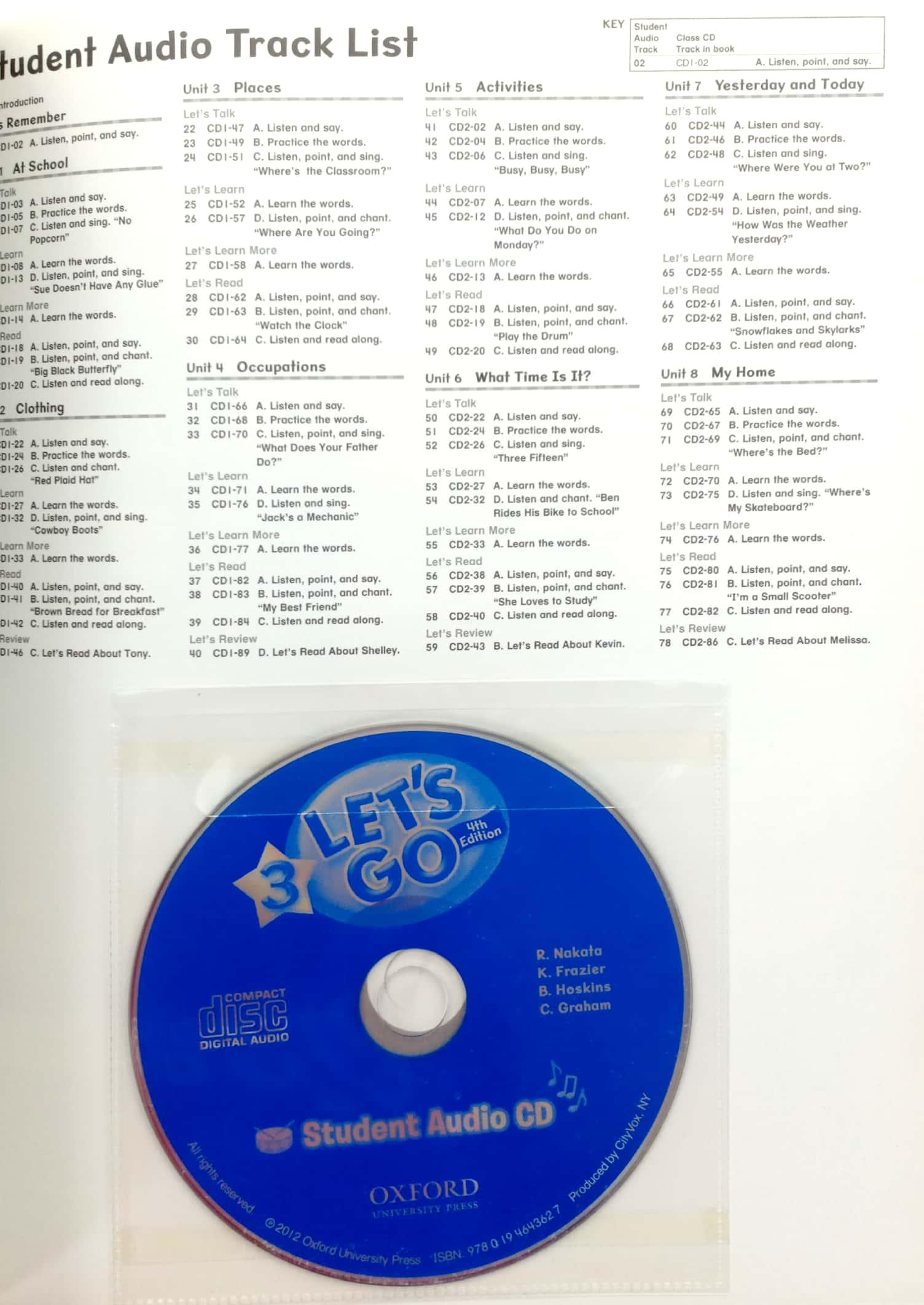 Let's Go 3: Student Book With Audio CD Pack - 4th Editon