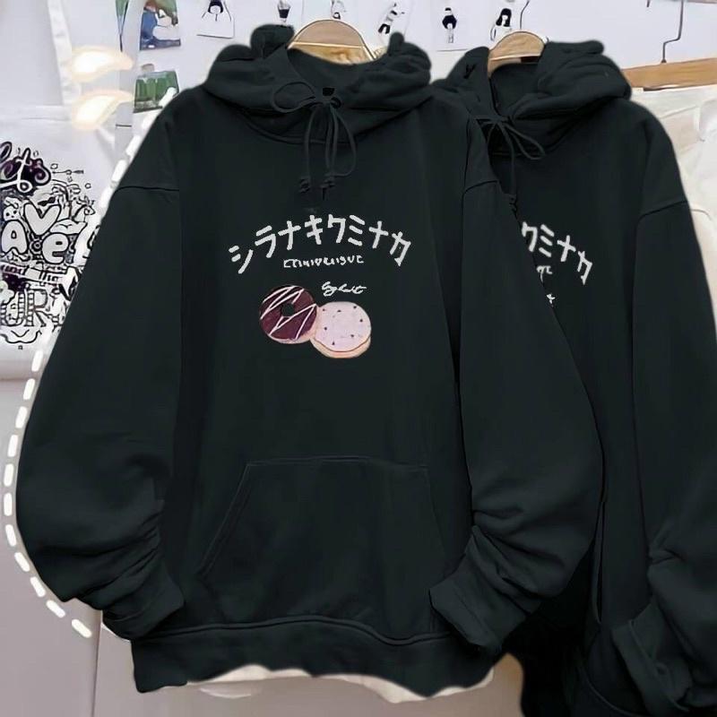 Áo khoác chui đầu hoodie nỉ ngoại tay phồng AN320 unisex ulzzang nam nữ