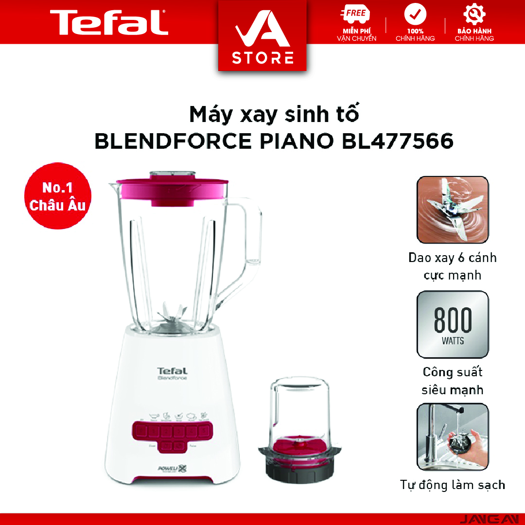 Máy xay sinh tố Tefal BL477566 - 800W - 2L - Hàng Chính Hãng