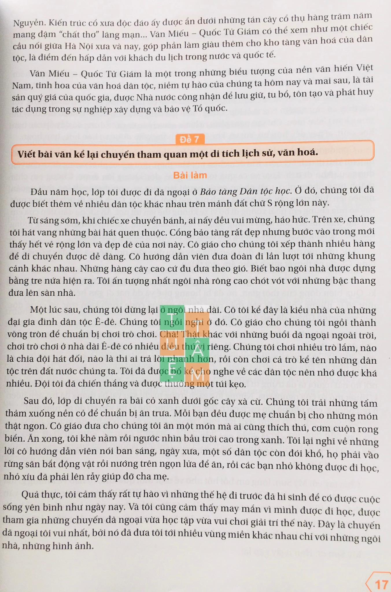 Sách - Những bài làm văn mẫu lớp 8 (Kết nối tri thức với cuộc sống)