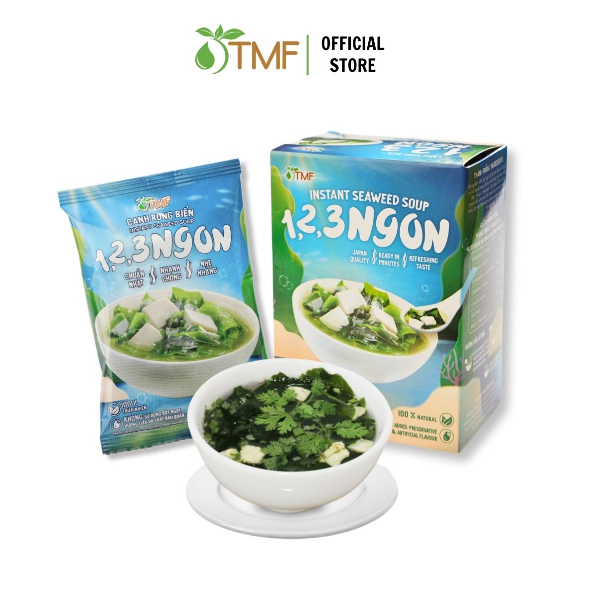 Canh Dưỡng Sinh Rong Biển Hộp 4 Gói Tâm Minh Foods Dinh Dưỡng Ăn Liền Tiện Lợi