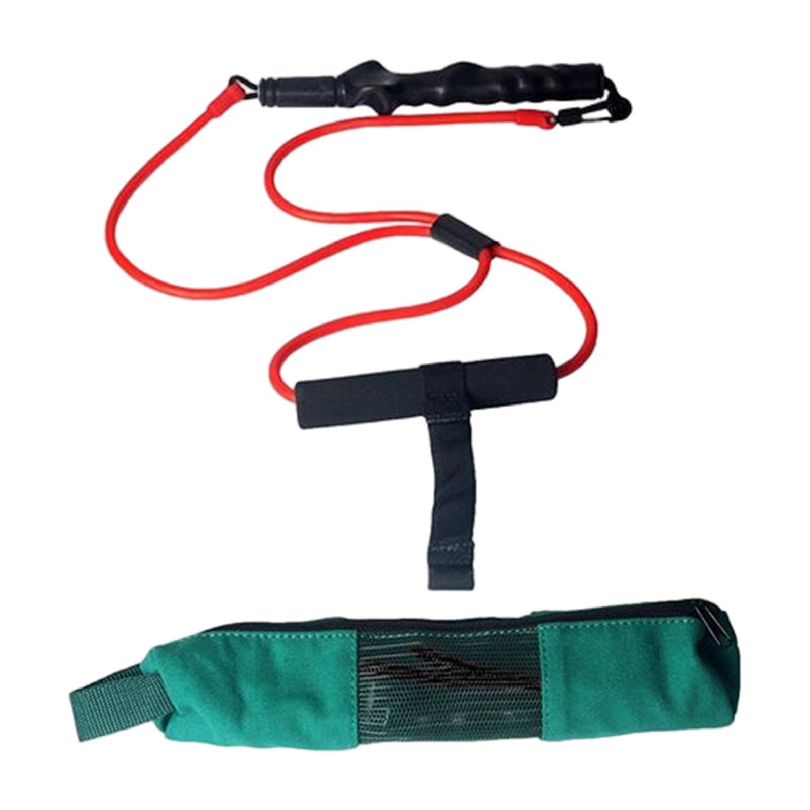 Golf Swing Resistance Bands Posture Correct with Storage Bag Golf Training Aid