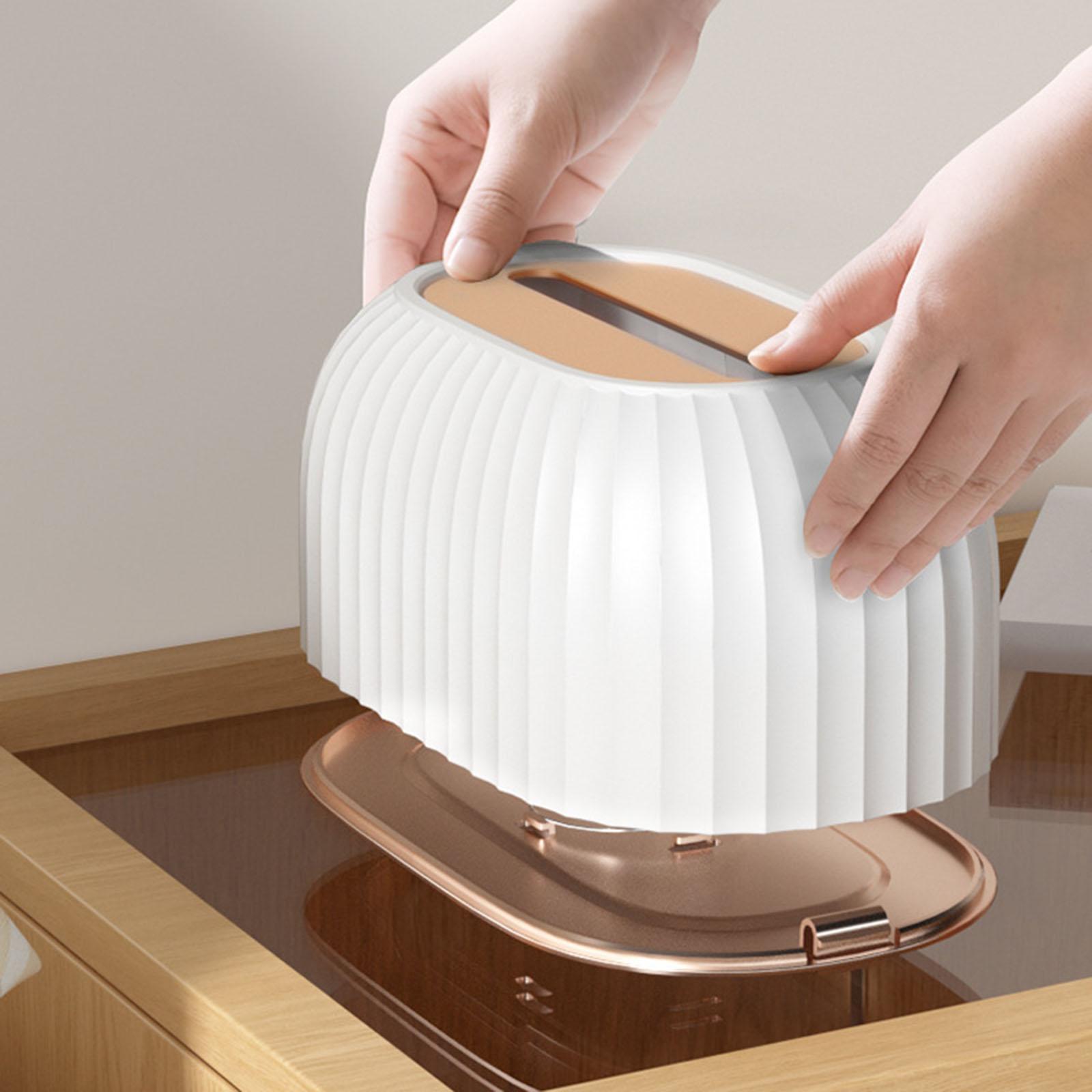 Tissue Storage Box Holder Light Luxury Dispenser Organizer for Car Office