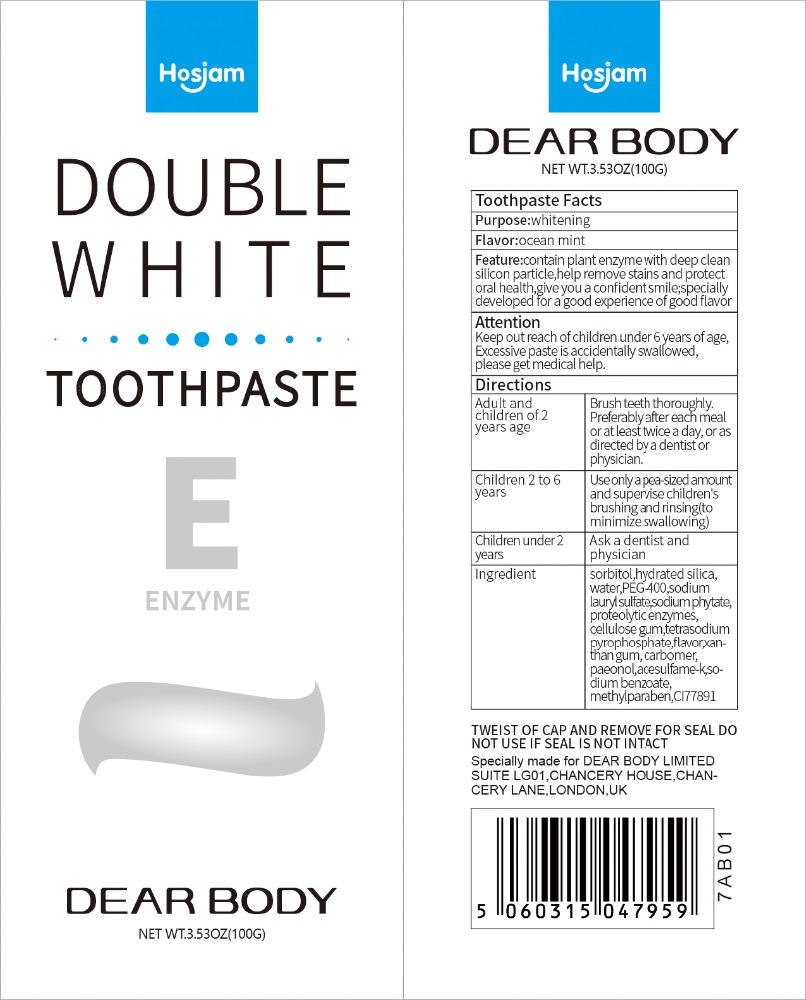 KEM ĐÁNH RĂNG DEAR BODY - TOOTHPASTE BAMBOO 100g - Giải Pháp Cho Hàm Răng Trắng Sáng - Tươi Mát - Hơi Thở Thơm Tho Suốt Ngày Dài