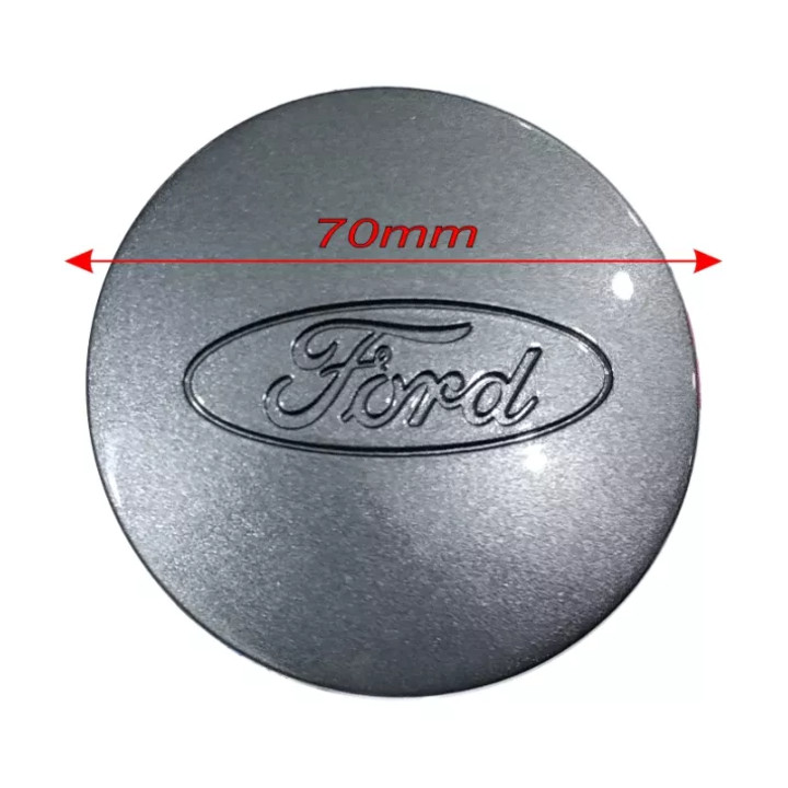 Logo chụp mâm bánh xe ô tô, xe hơi Ford đường kính 70mm