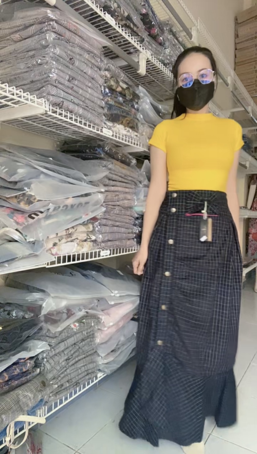 Váy chống nắng cao cấp 6 nút đồng bền chắc Myqlothing.