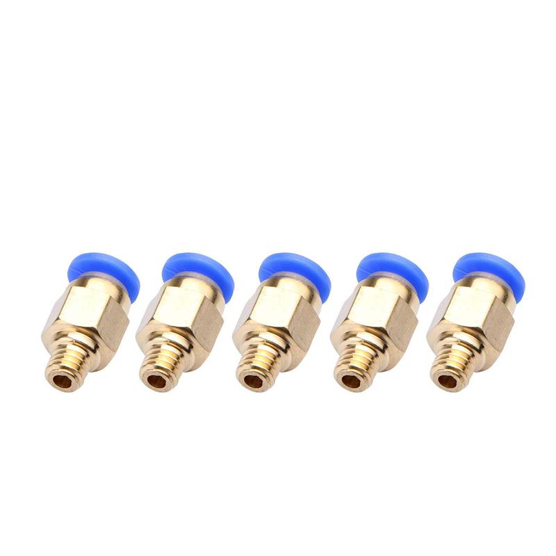 10pcs/lô đầu nối khí nén PC4-M10 cho máy in 3D Bộ phận ghép nối nhanh Bowden.