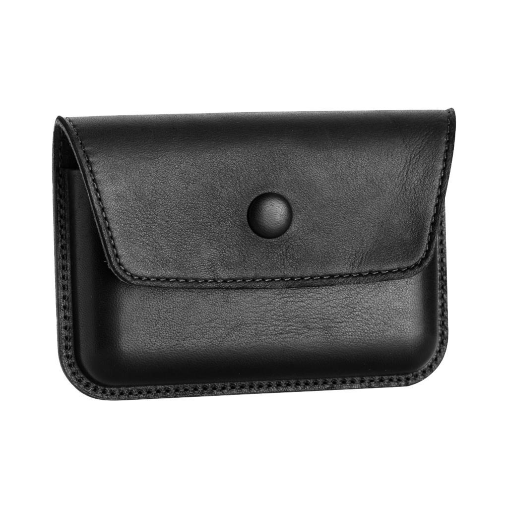 Mens Leather Button Wallet Credit Card Holder Organizer Coin Purse