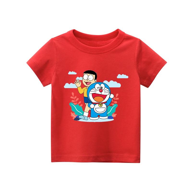 Áo thun trẻ em DOREMON 1 , 8 màu áo, đầy đủ size có big size, MÀU KHÁC NHẮN TIN SHOP