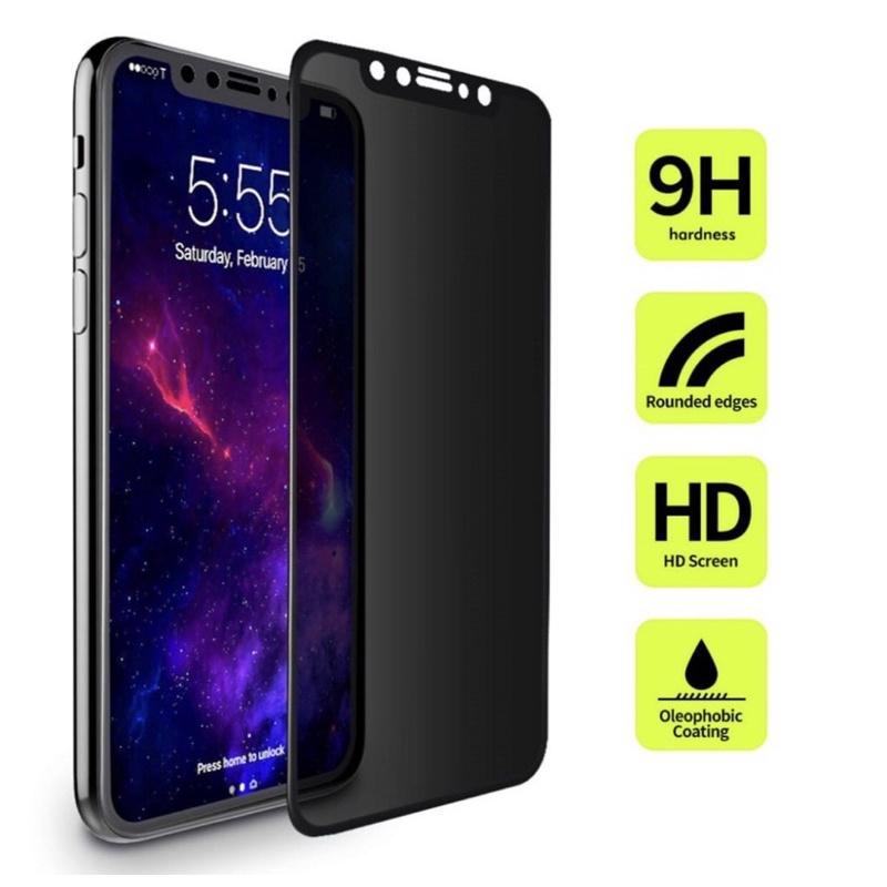 Kính cường lực chống nhìn trộm,hạn chế bám Vân tay cho 6g/6s/ 6p/7p/8p/x /xs/xs max/11/11pro/11promax/12 6.1/12promax