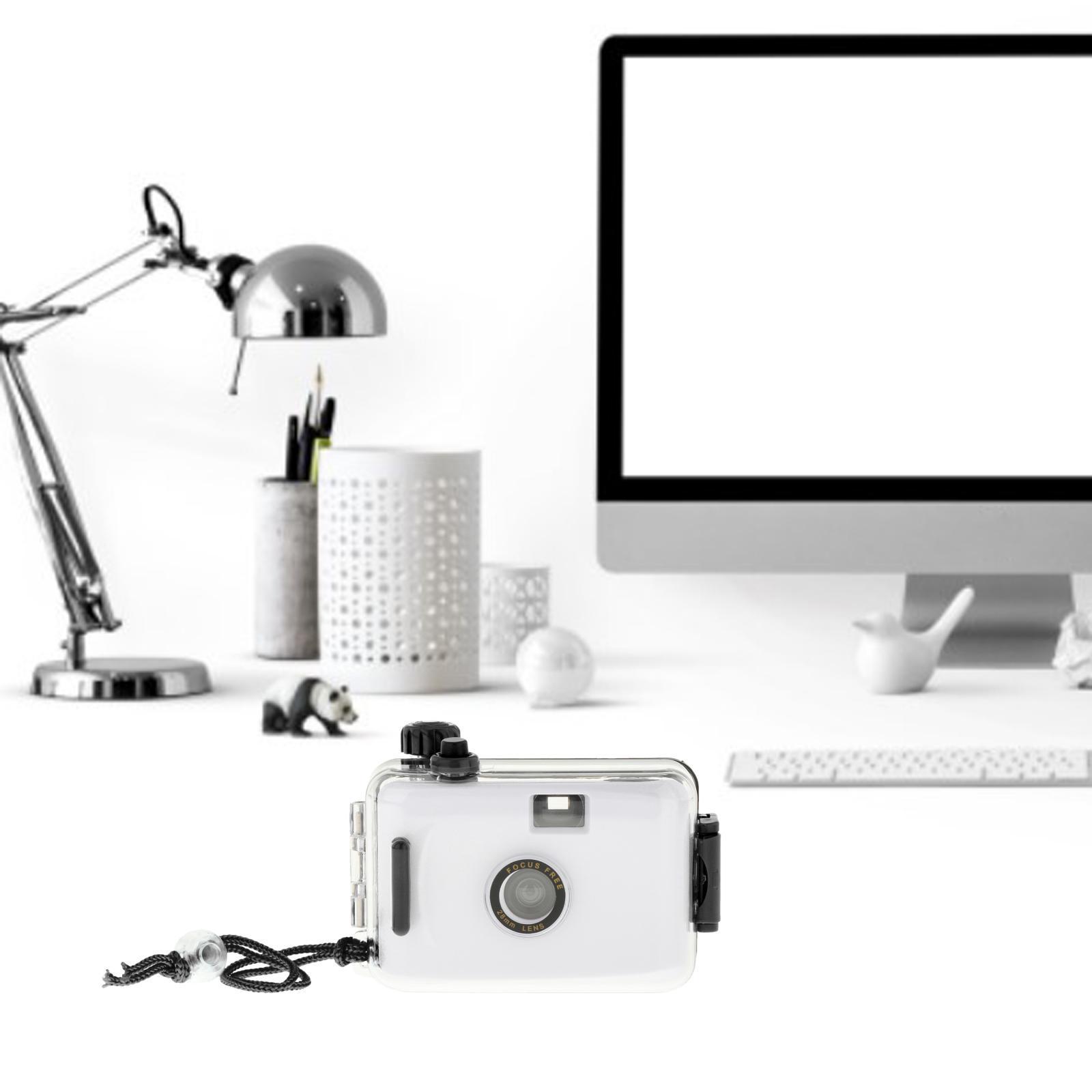 Reusable Mini Camera 35mm Film Parts for Photography Upgraded Black Case