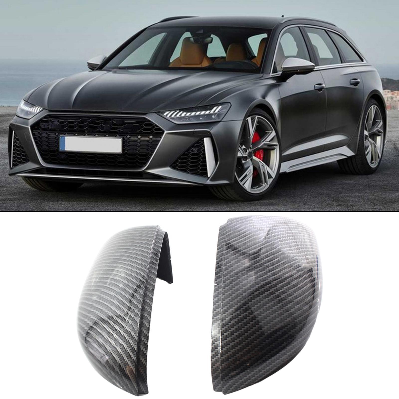 2x Rearview Mirror Cover Vehicle Replacement Supplies for GOLF MK6