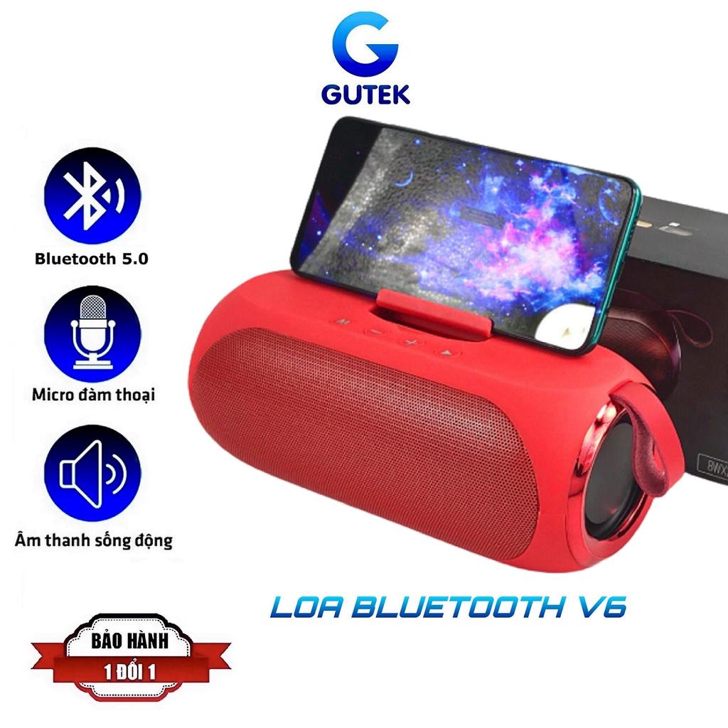 Loa bluetooth nghe nhạc bass mạnh công suất lớn kết nối không dây V6 hỗ trợ usb thẻ nhớ cổng 3.5