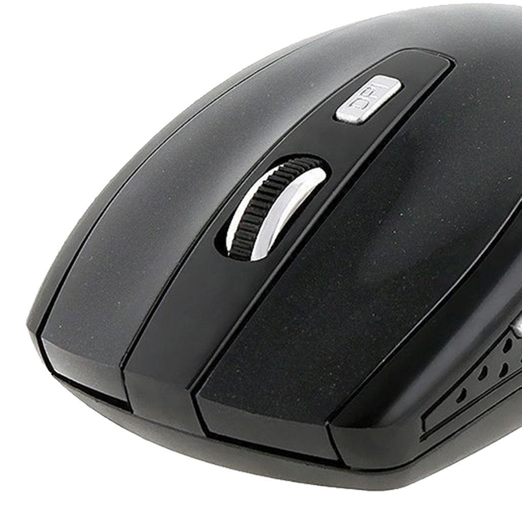 Wireless Optical Mice with USB 2.0 Receiver for PC Laptop Black