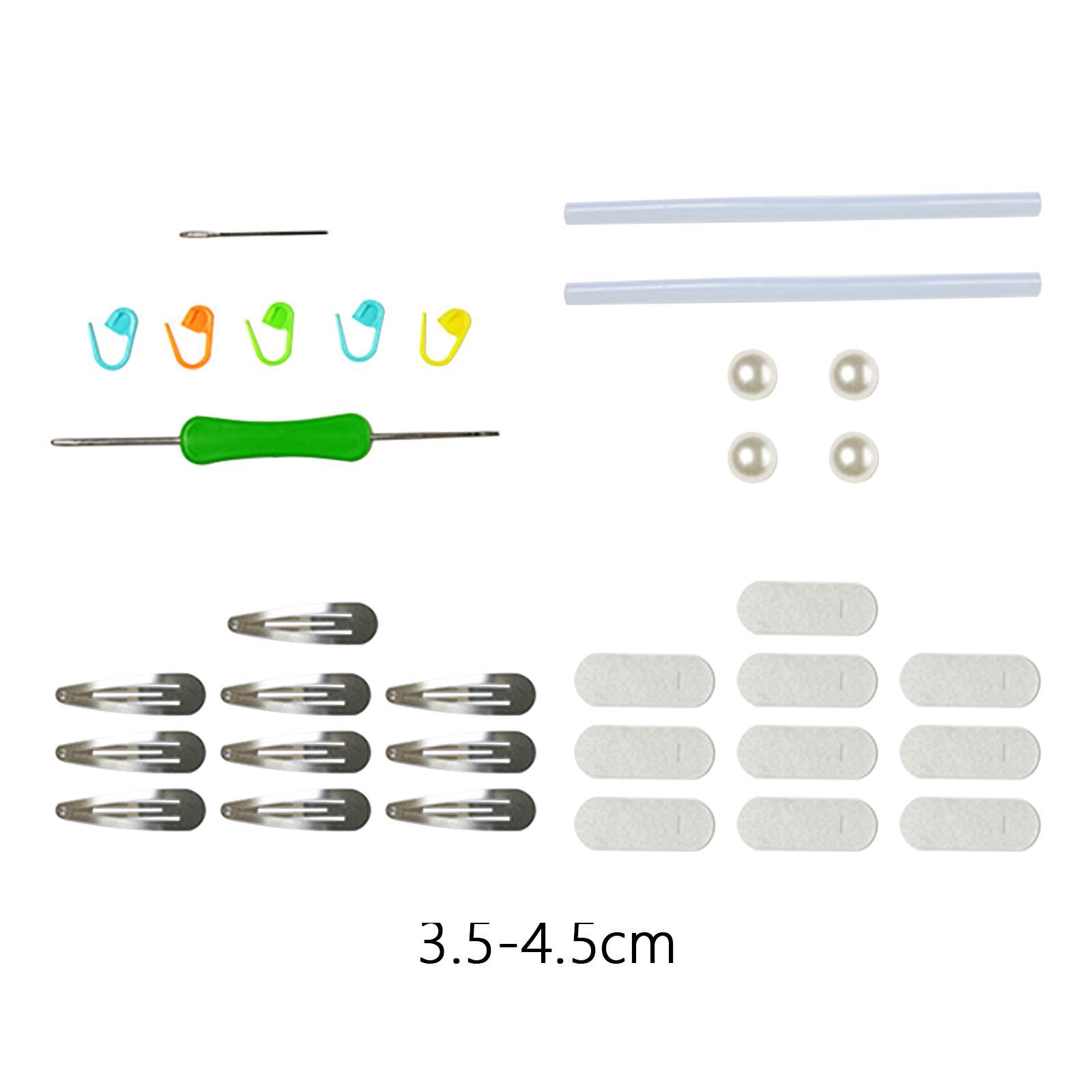 Doll Crochet Kit for Beginners Classic Starter Crochet Hair Cilps Kit for Adults
