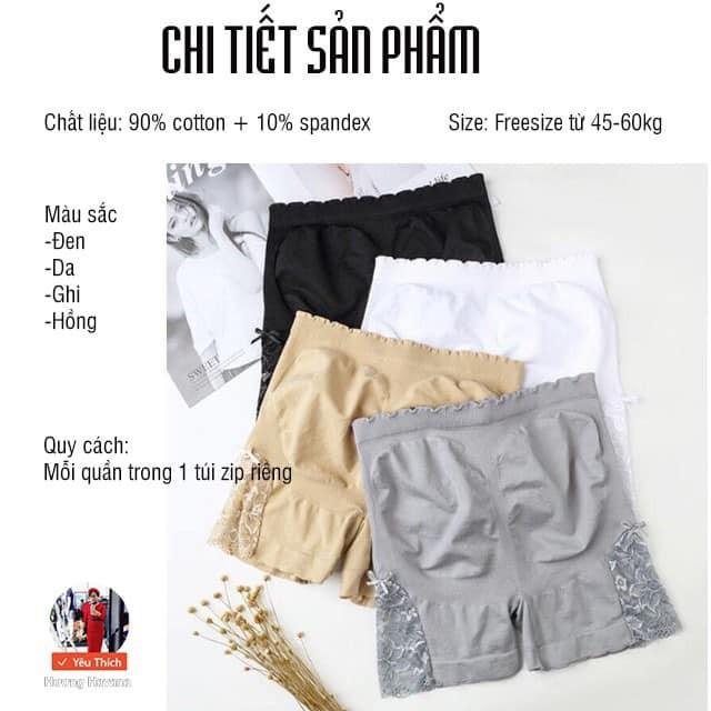 Quần mặc váy, quần lót mặc váy cotton cao cấp