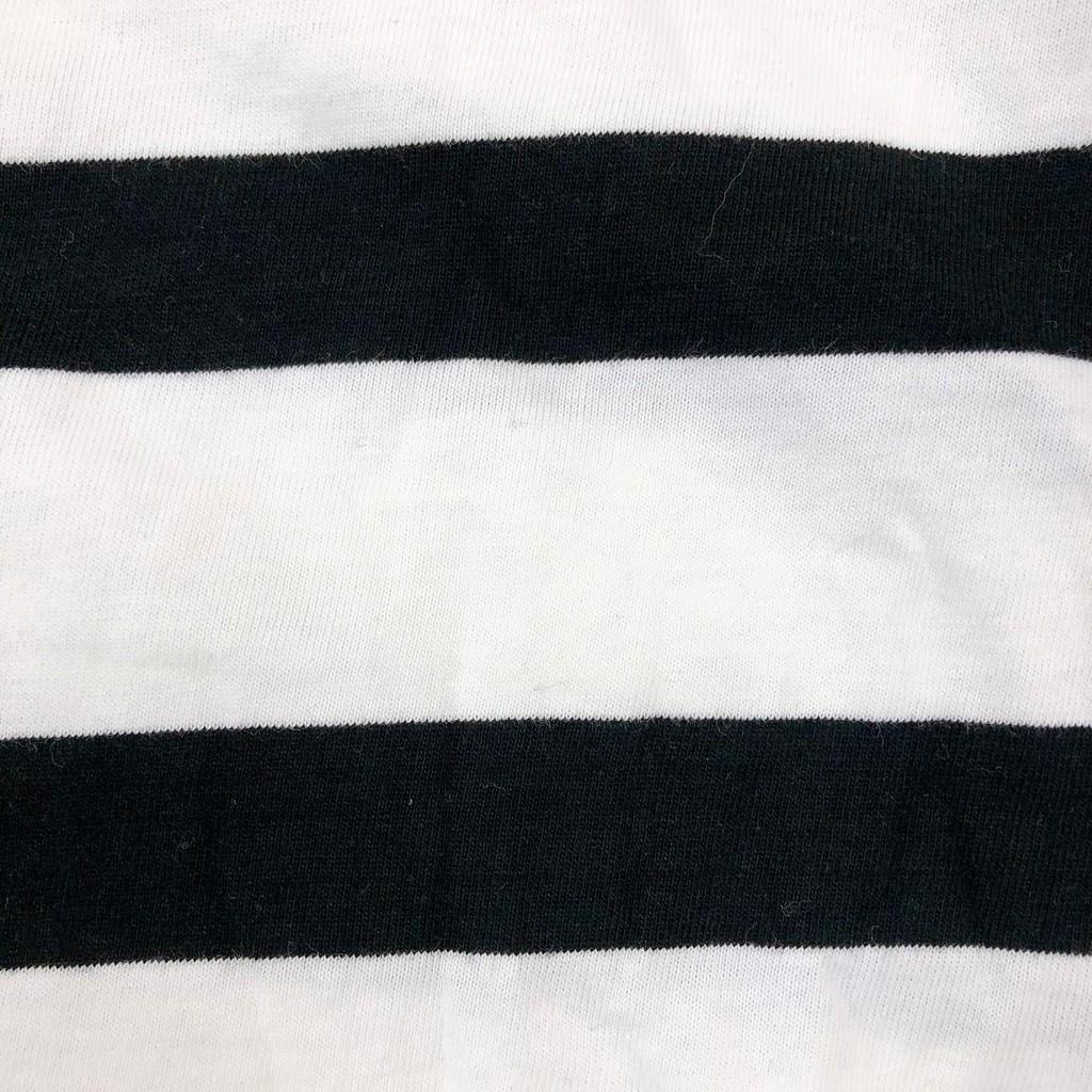 Áo thun kẻ ngang đen trắng - ẢNH THẬT