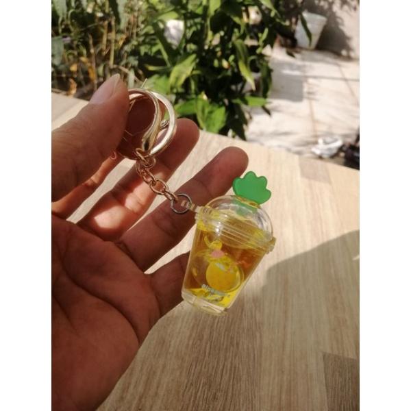 MÓC KHÓA NƯỚC LY TRÀ SỮA TRÁI CÂY, GẤU CUTE