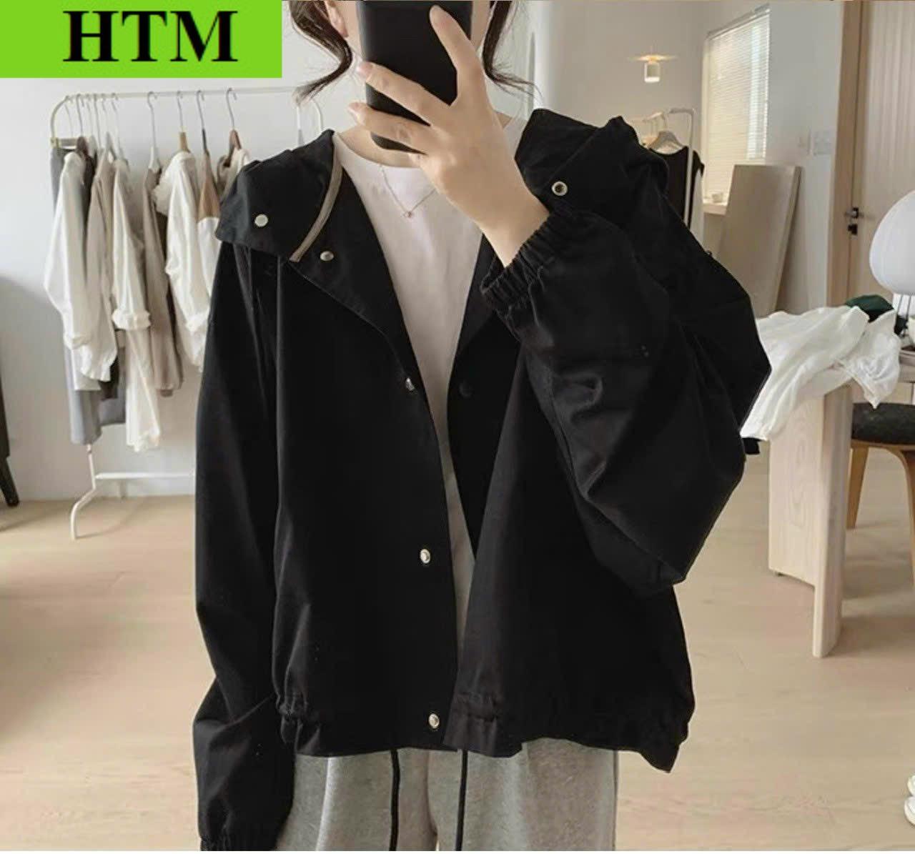Áo Khoác Da Lộn Với Thiết Kế Thời Trang Nữ Chất Vải Đẹp Mặc Mát Form Cá Tính Có Nón Trùm Đầu Tiện Lợi Áo Đẹp Hàng Hot Trend HTM FASHION