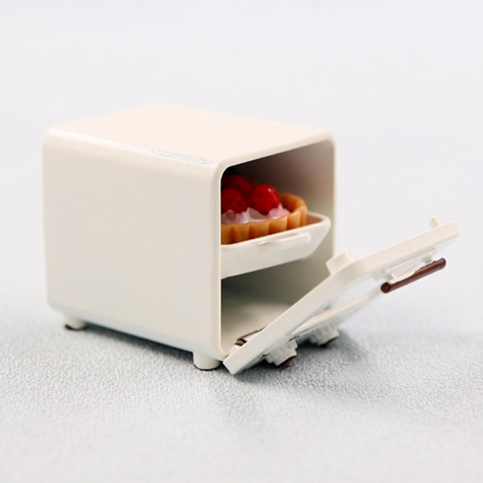 1:12 Dollhouse Microwave House for 1/8 Kitchen Accessory White
