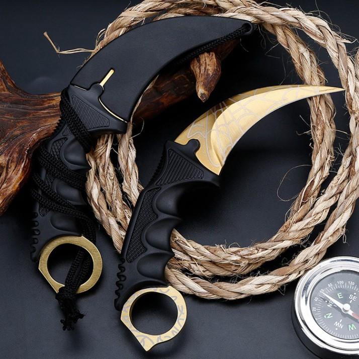 Dao Phượt Gấp Karambit Bỏ túi Du lịch Gọt hoa quả siêu tiện lợi