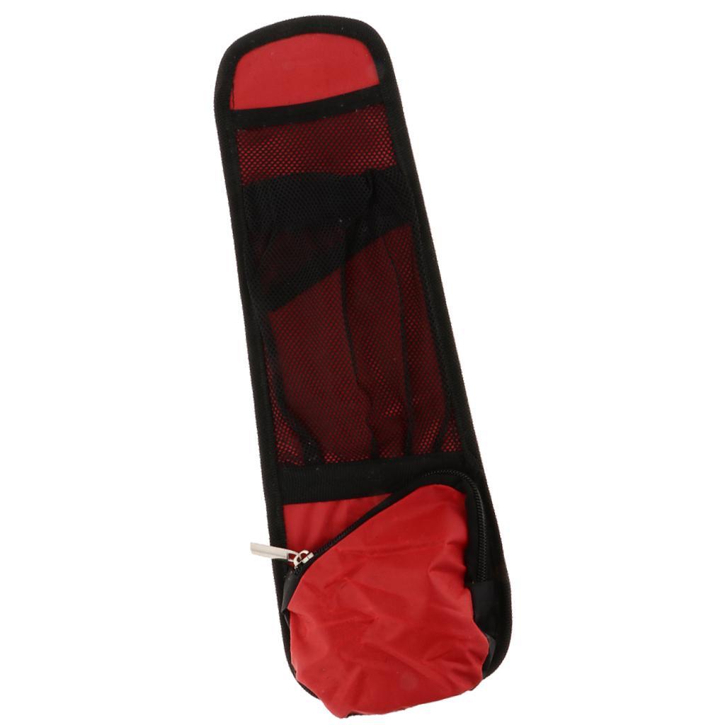 SUV Seat Side Storage Organizer Interior Multi-Use Bag Pocket Red