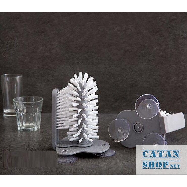 Dụng cụ cọ rửa ly Nhật Bản tiện lợi,dụng cụ nhà bếp thông minh rửa cốc chén 2 mặt cùng lúc. Dụng cụ gia dụng GD169-CoRLy