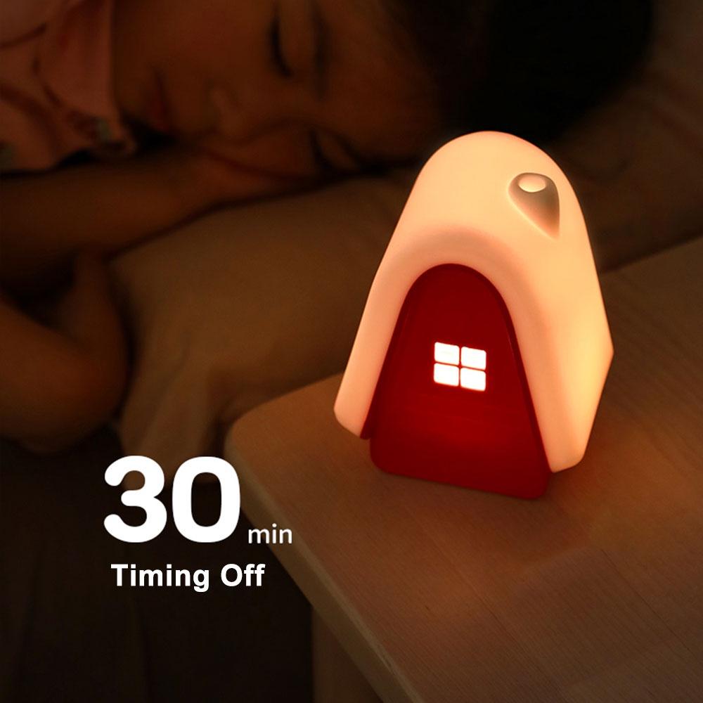 Đèn ngủ ngôi nhà tuyết tiện dụng